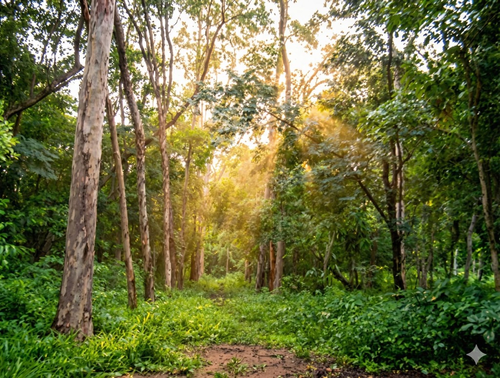 Vista Panorâmica da Floresta